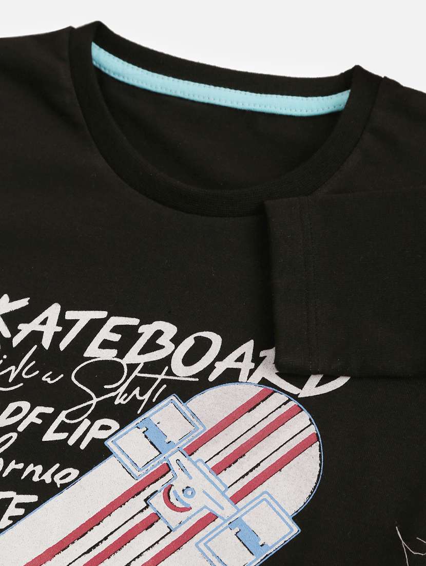 boys printed nightwear pyjama set - 18544817 -  Standard Image - 3