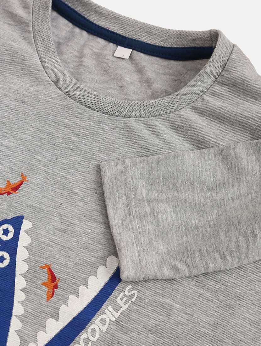 boys printed nightwear pyjama set - 18544821 -  Standard Image - 3