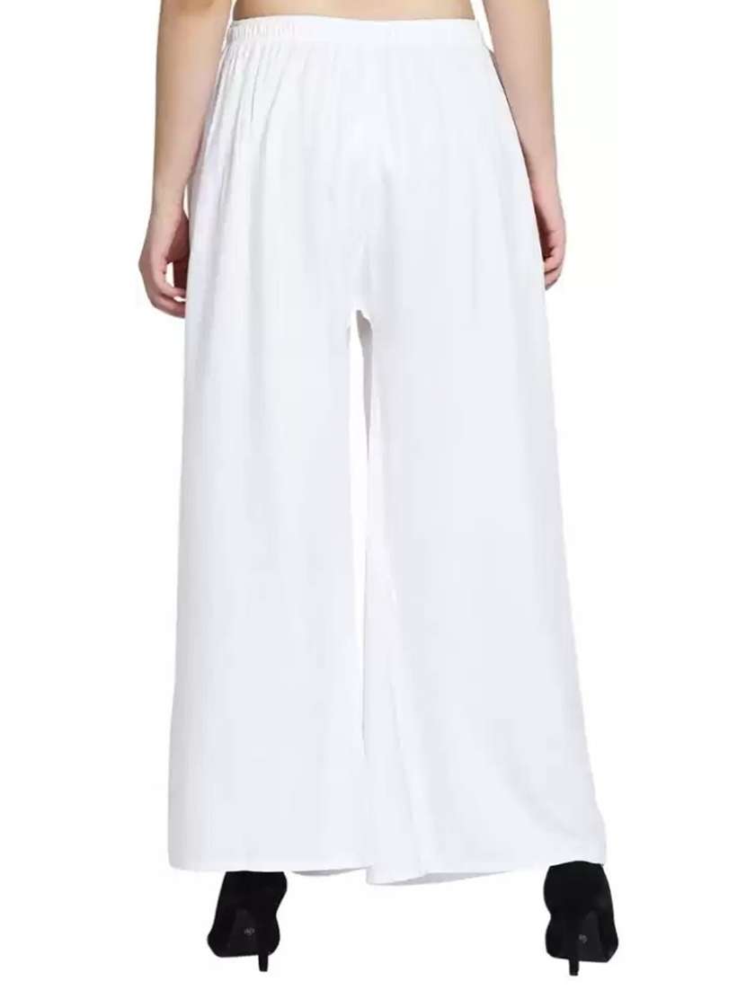 pack of 2 solid flared palazzos - 18546460 -  Standard Image - 3