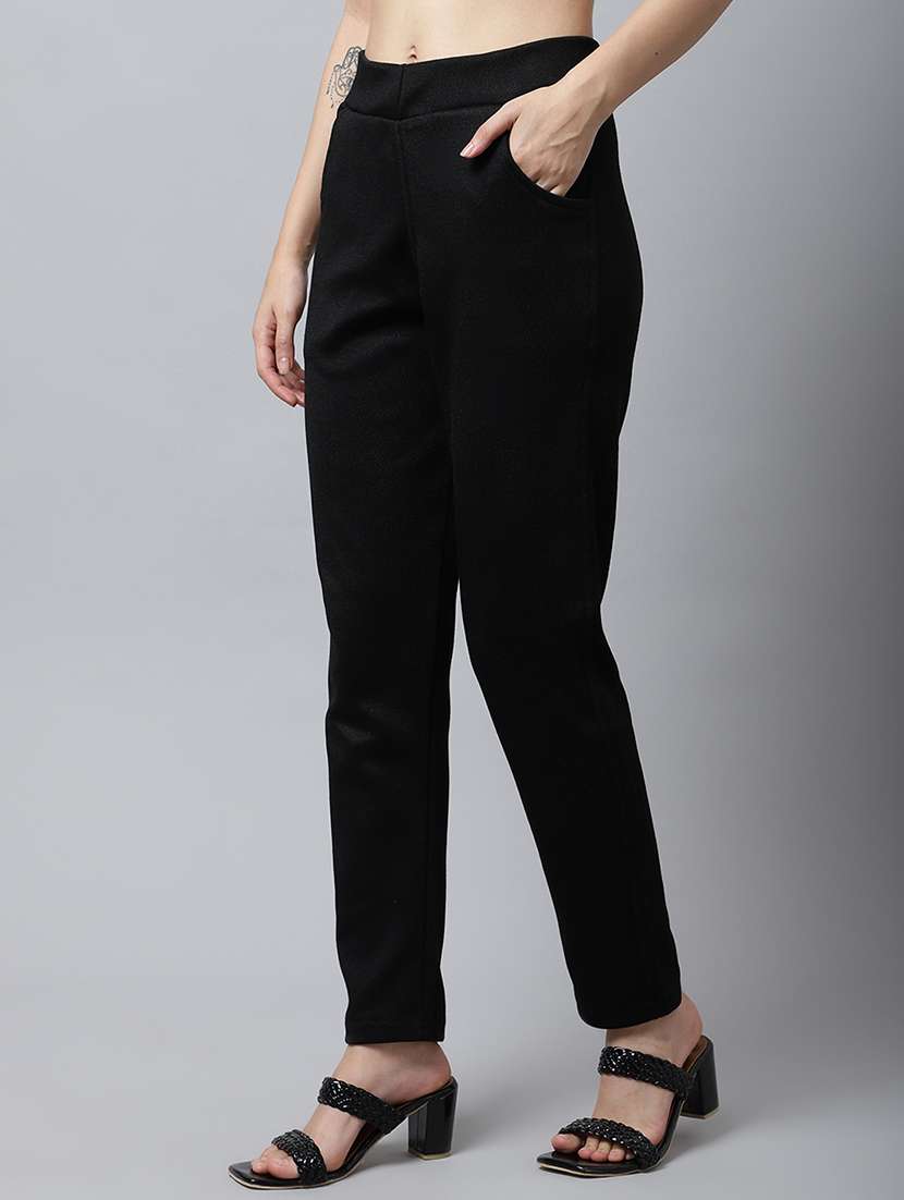 pack of 2 solid woolen leggings - 18546829 - Standard Image - 3