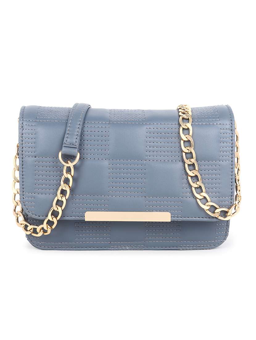 blue quilted regular sling bag - 18546937 - Zoom Image - 0