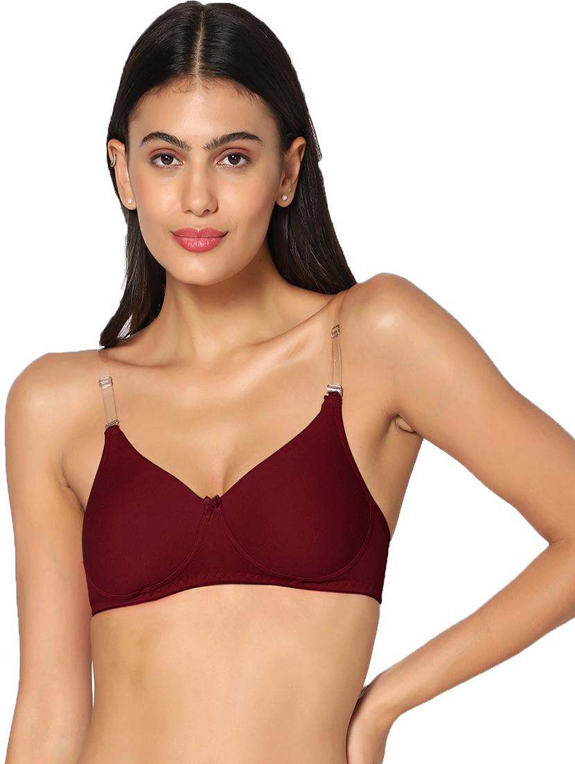 heavily padded solid push up bra - 18547730 - Zoom Image - 0
