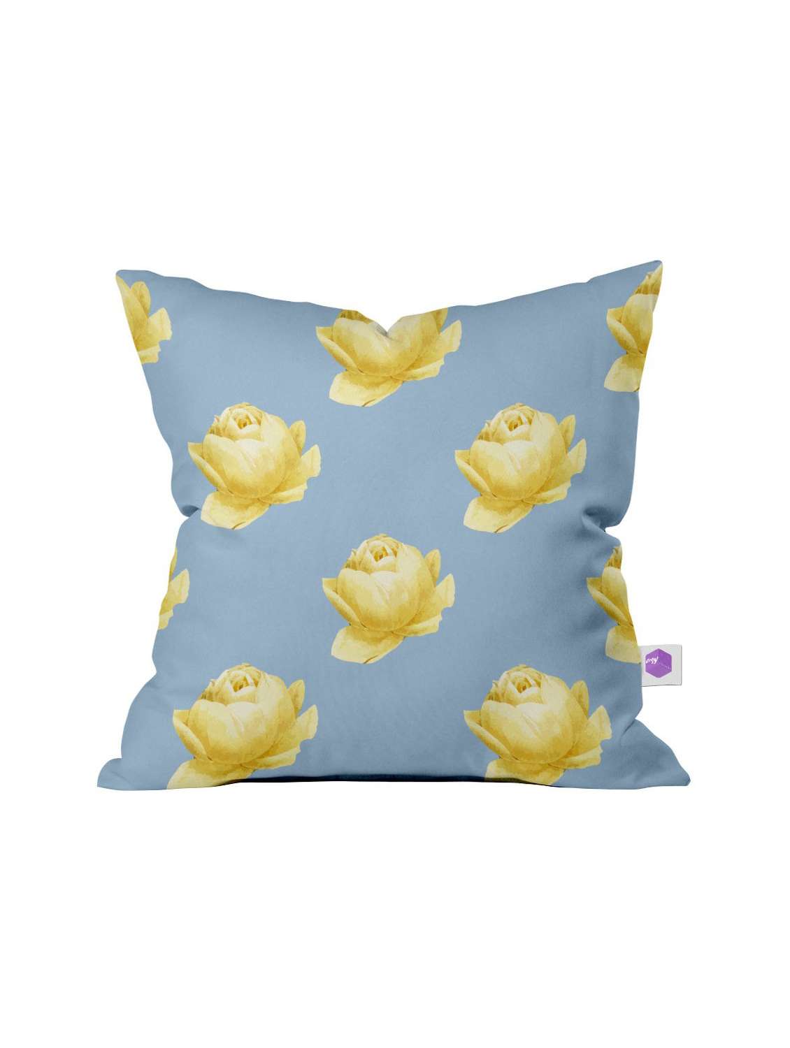crazy corner multi printed cushion ( 12 x 12 inches )