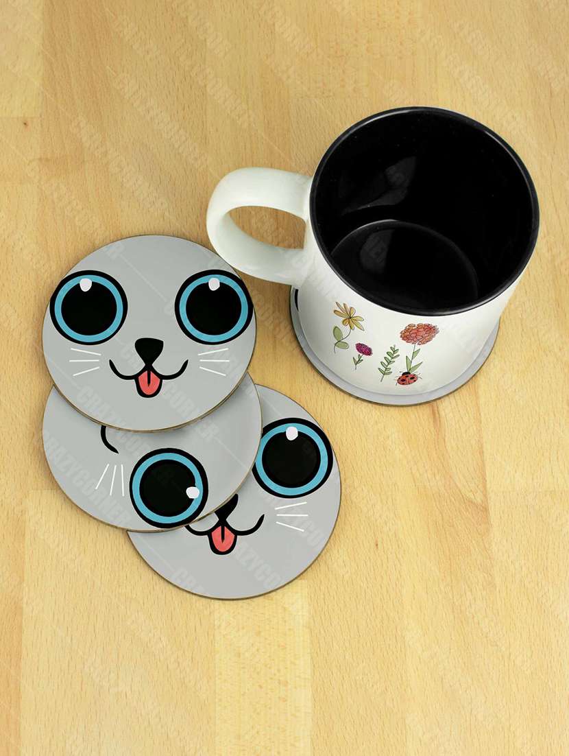 printed coaster set