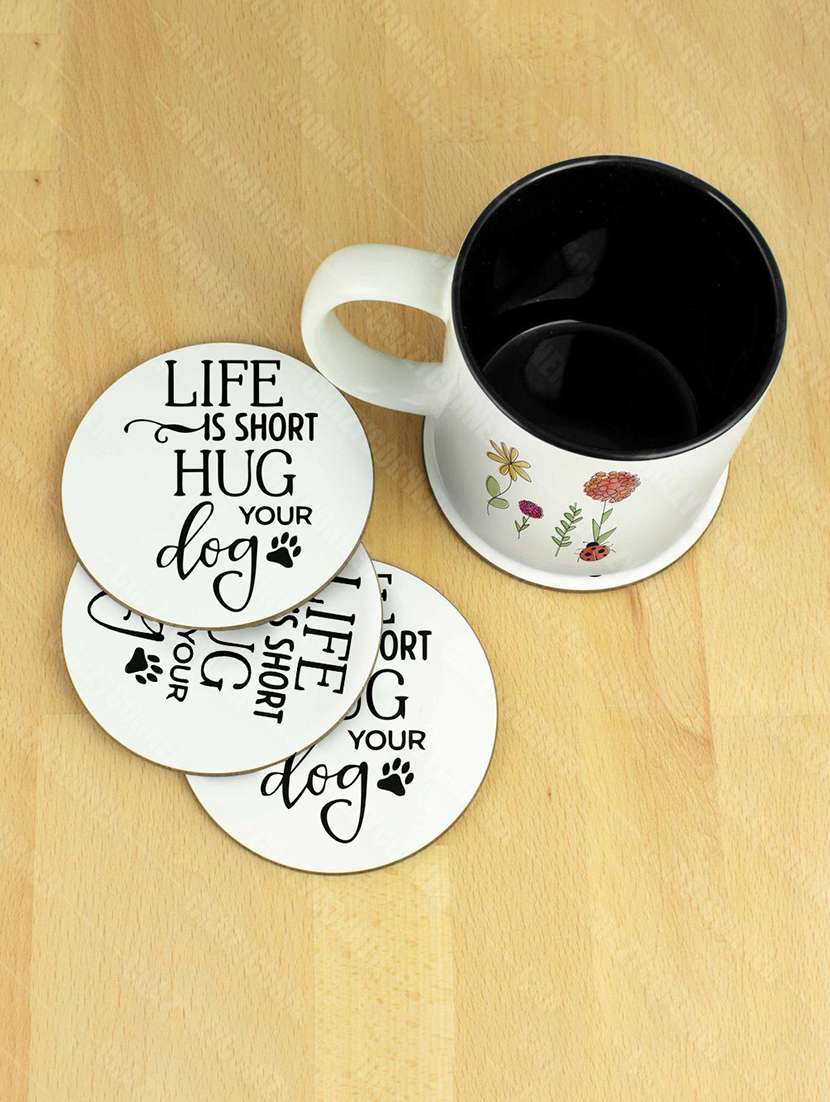 printed coaster set