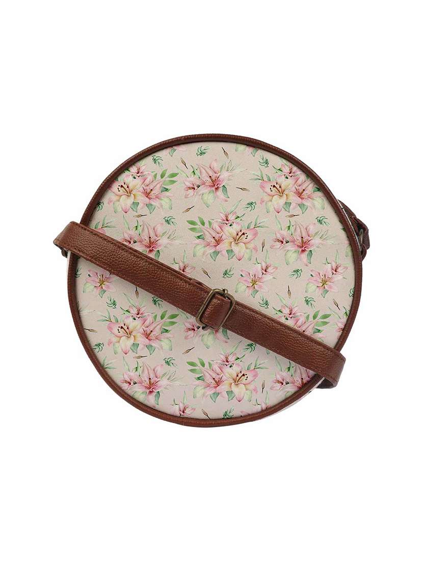 floral printed regular sling bag