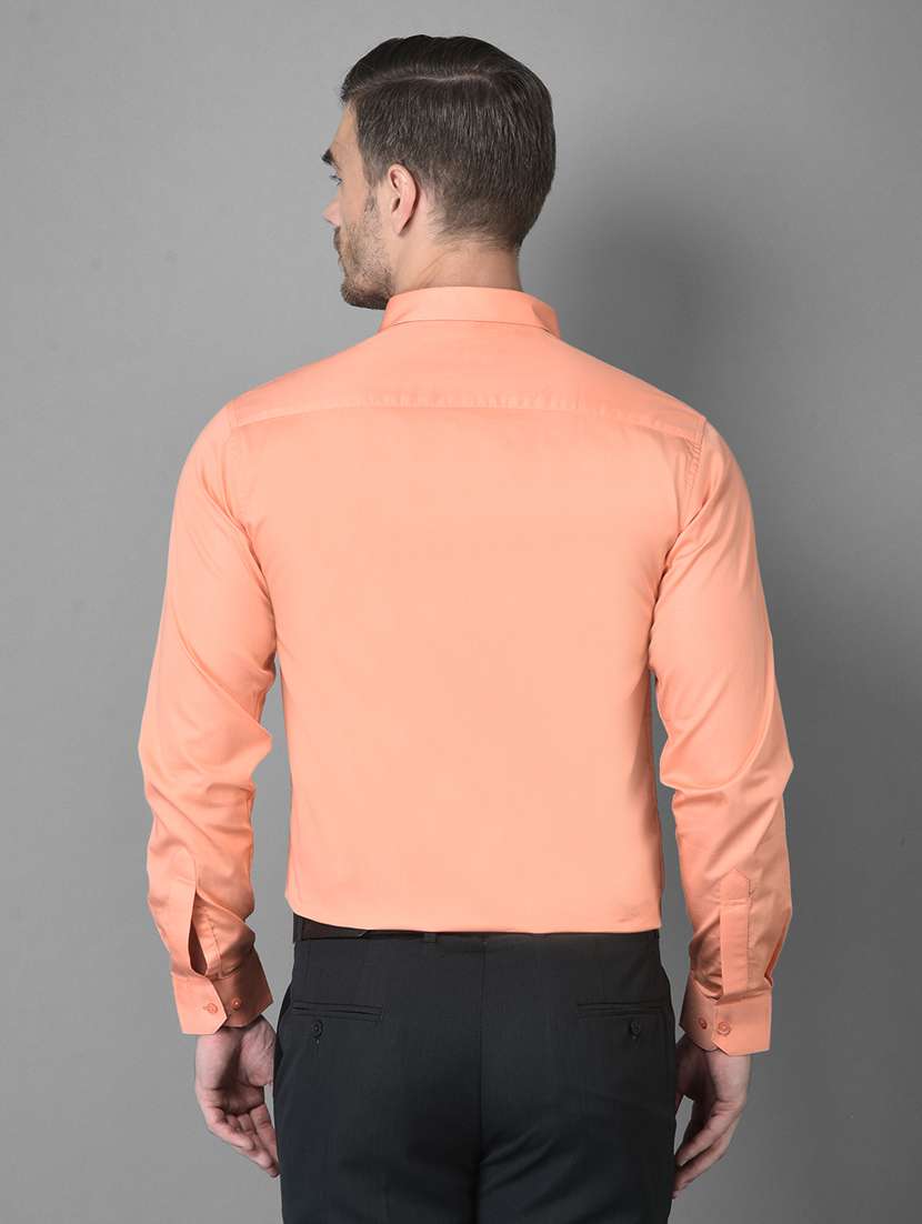 mens solids formal shirt - 18559977 - Standard Image - 3