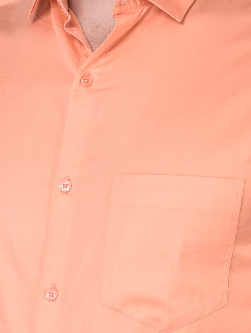 mens solids formal shirt - 18559977 - Standard Image - 5