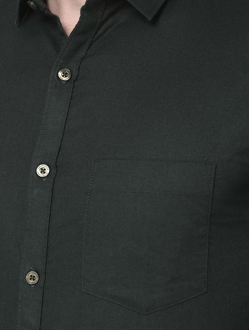 mens solids formal shirt - 18559989 - Standard Image - 5