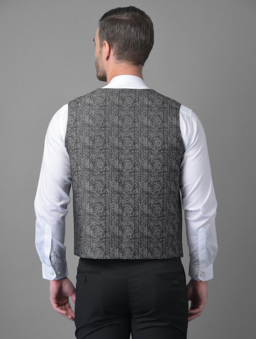 printed overlap waist coat - 18560000 - Standard Image - 3