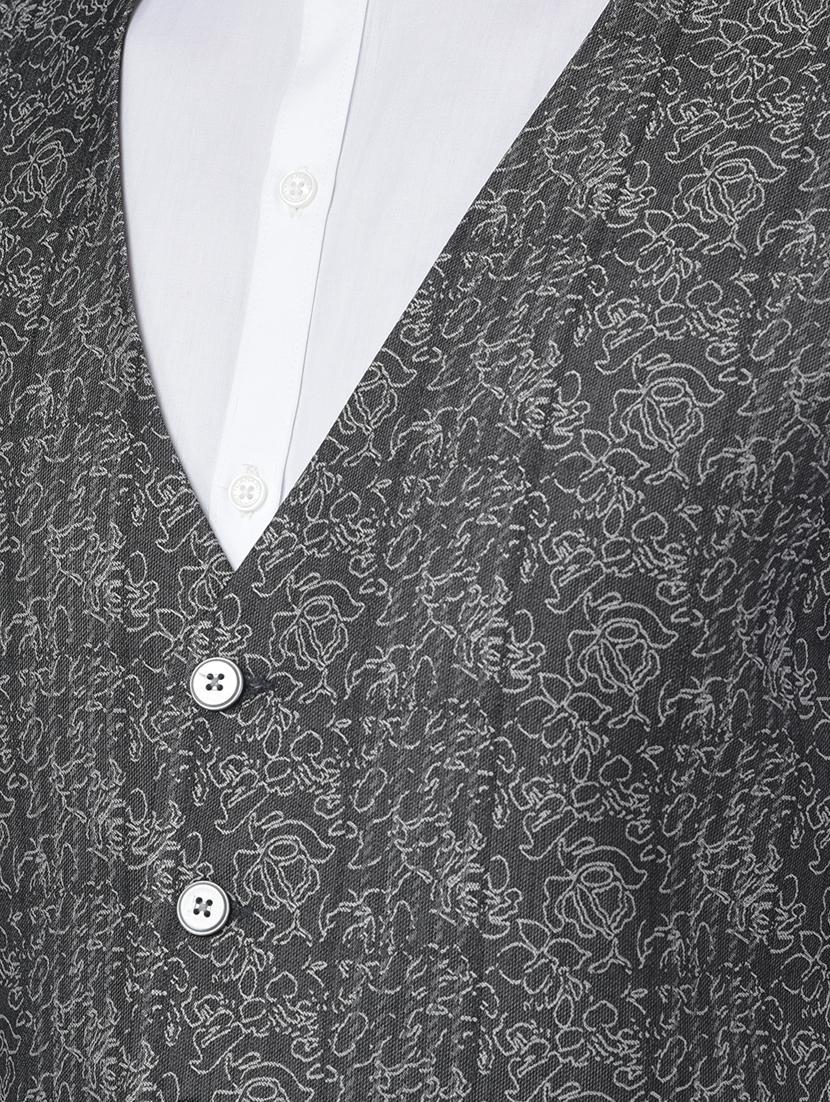 printed overlap waist coat - 18560000 - Standard Image - 5