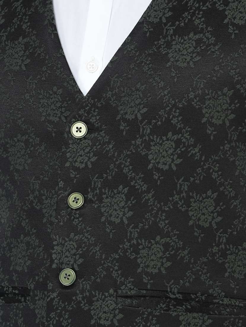 printed overlap waist coat - 18560008 -  Standard Image - 5