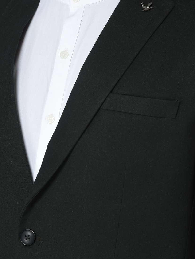 lapel neck single breasted casual blazer - 18560012 -  Standard Image - 5