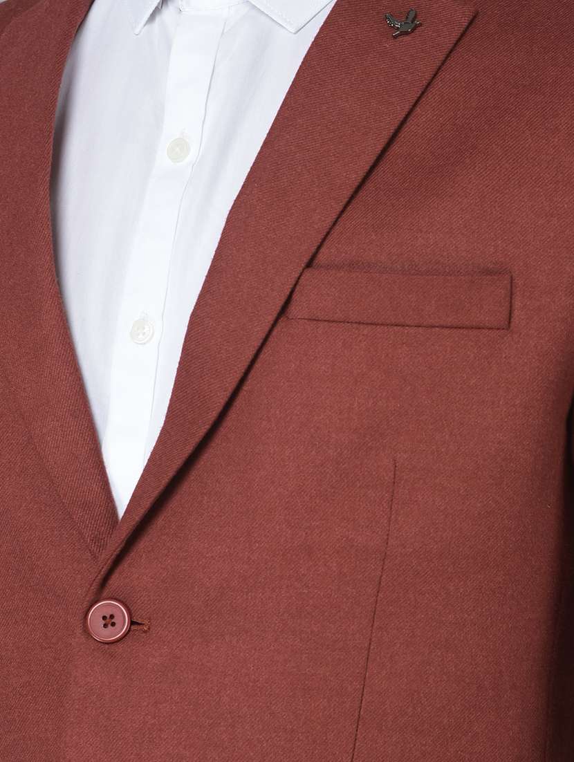 lapel neck single breasted casual blazer - 18560015 -  Standard Image - 5