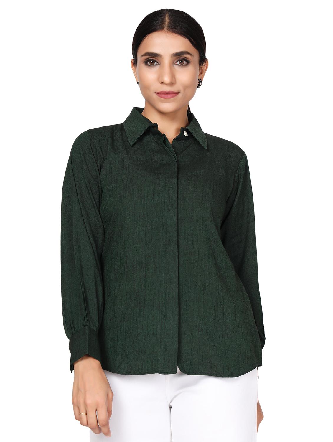 long sleeved solid shirt - 18560033 - Zoom Image - 0
