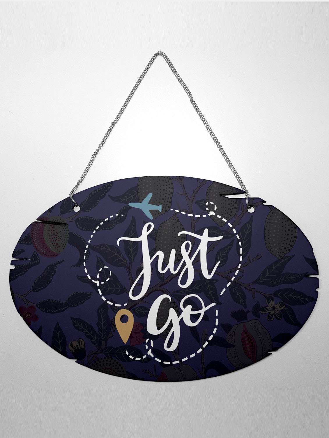 bloggers are born in august printed wall hanging board birthday gift (oval shape)|