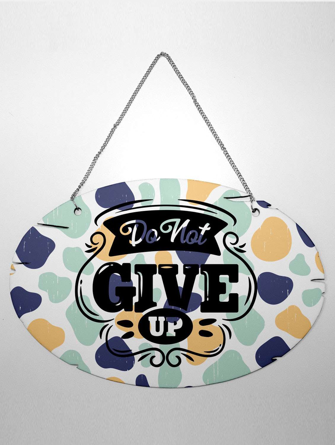 bloggers are born in august printed wall hanging board birthday gift (oval shape)|