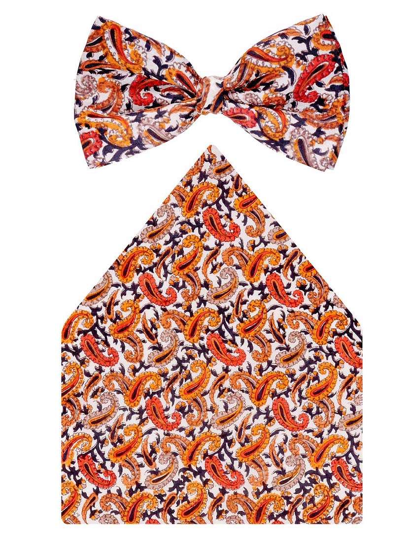 multi colored silk bow tie