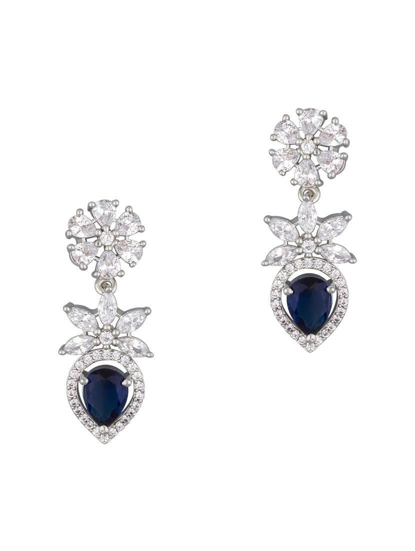 multi colored brass drop earring - 18565657 - Zoom Image - 0