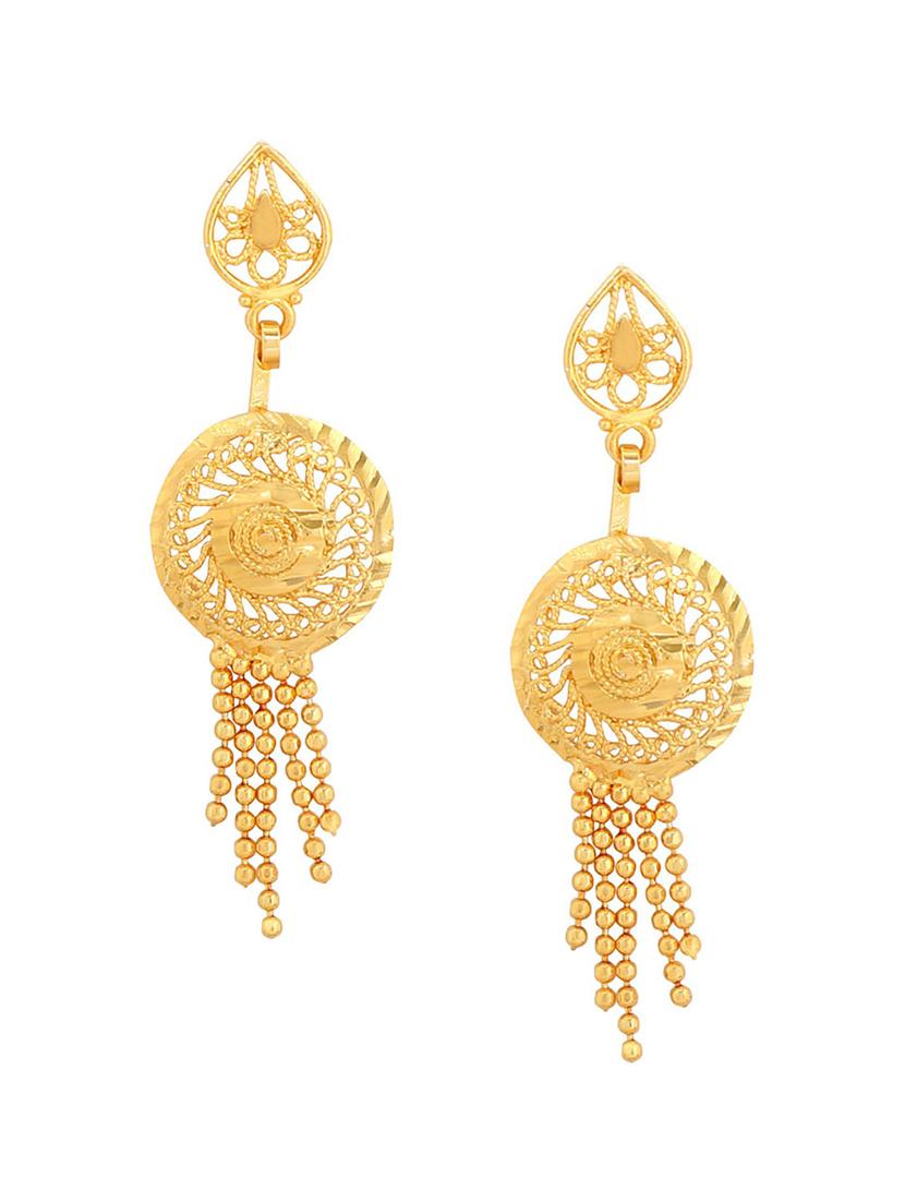 floral alloy gold plated collar necklace set - 18565822 - Standard Image - 3