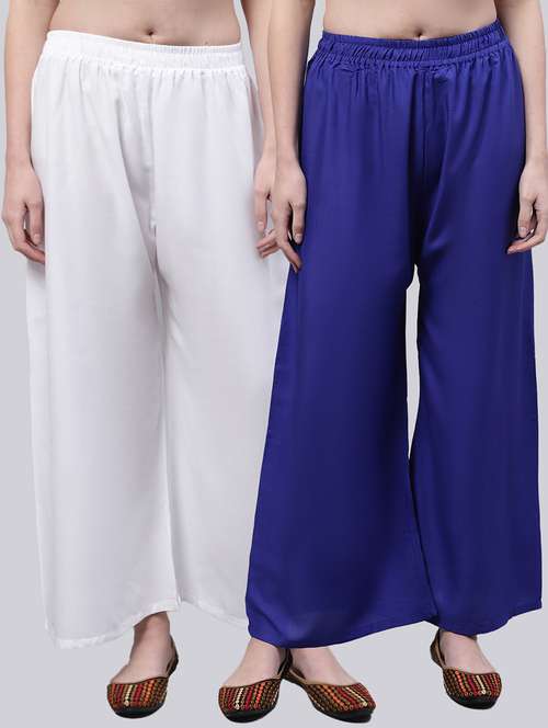 pack of 2 solid palazzo - 18566655 -  Standard Image - 0