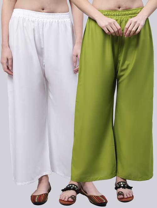 pack of 2 solid palazzo - 18566663 -  Standard Image - 0