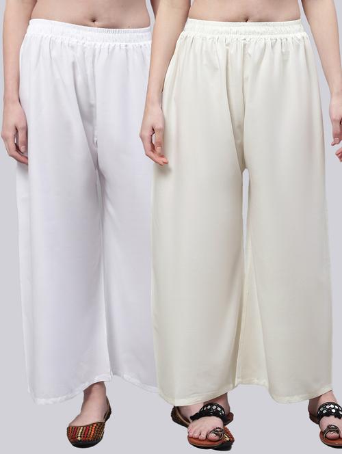 pack of 2 solid palazzo - 18566665 - Standard Image - 0