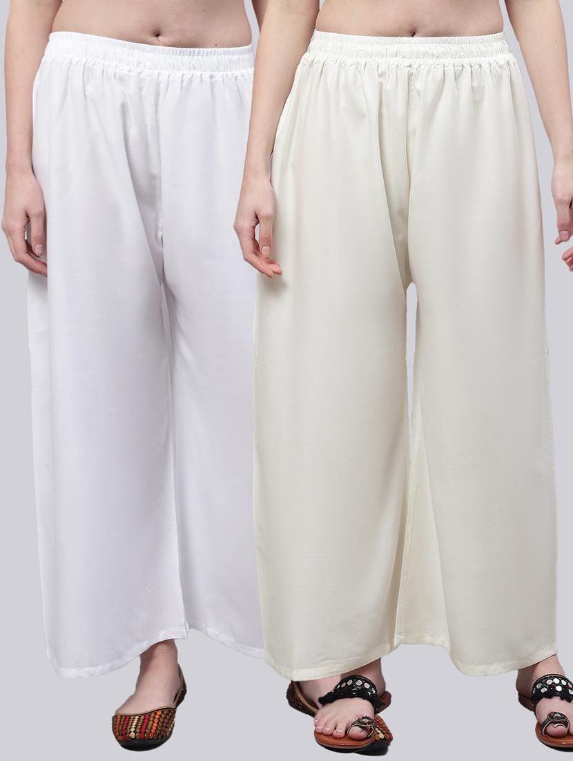 pack of 2 solid palazzo - 18566665 - Zoom Image - 0