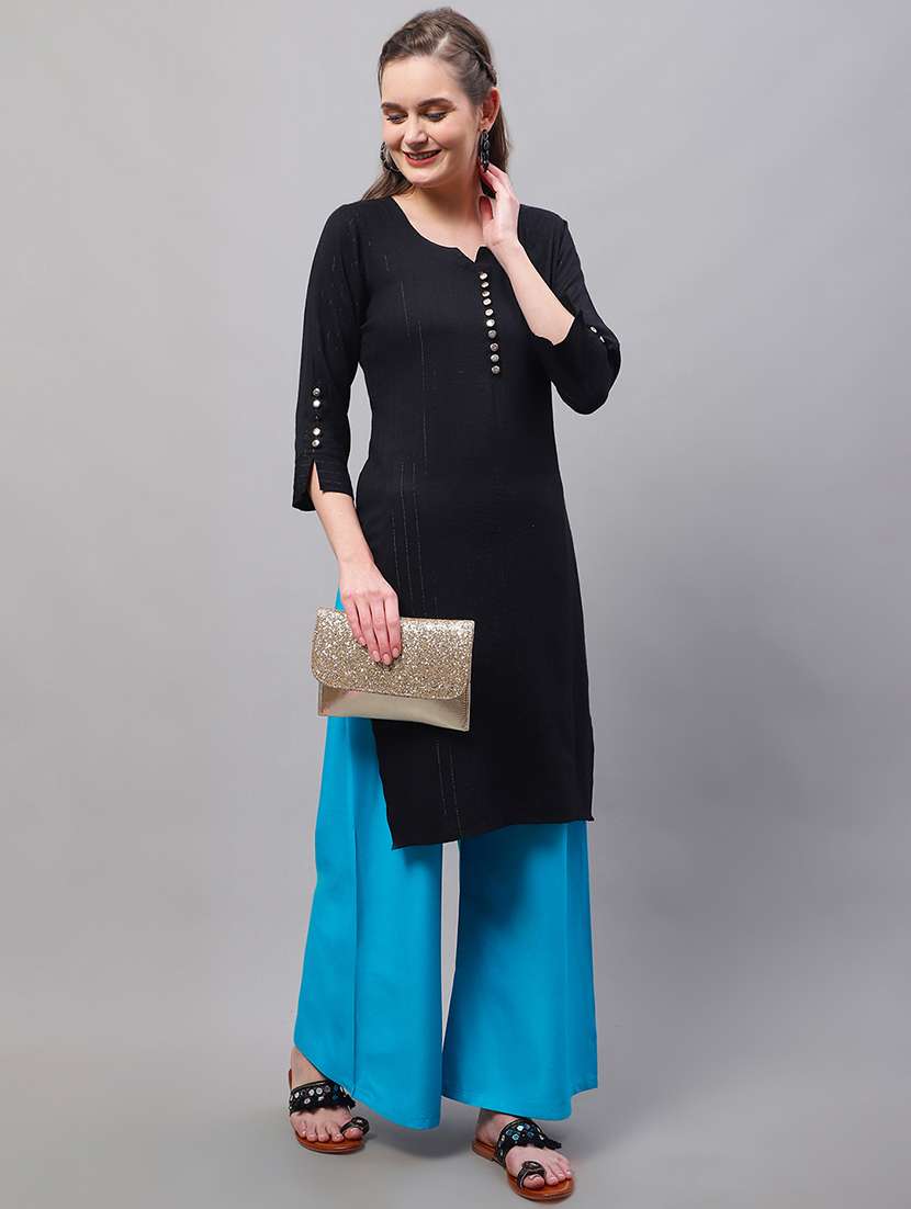 pack of 2 solid palazzo - 18566666 -  Standard Image - 3