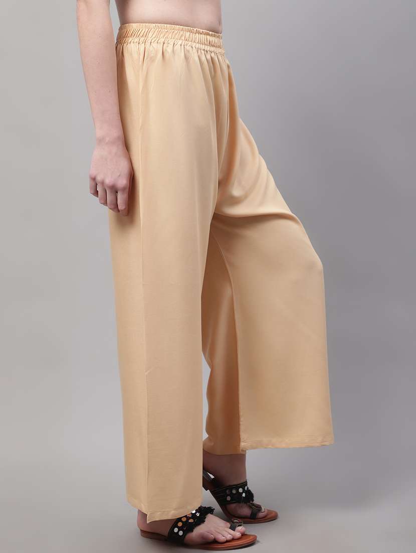 pack of 2 solid palazzos - 18566670 -  Standard Image - 5