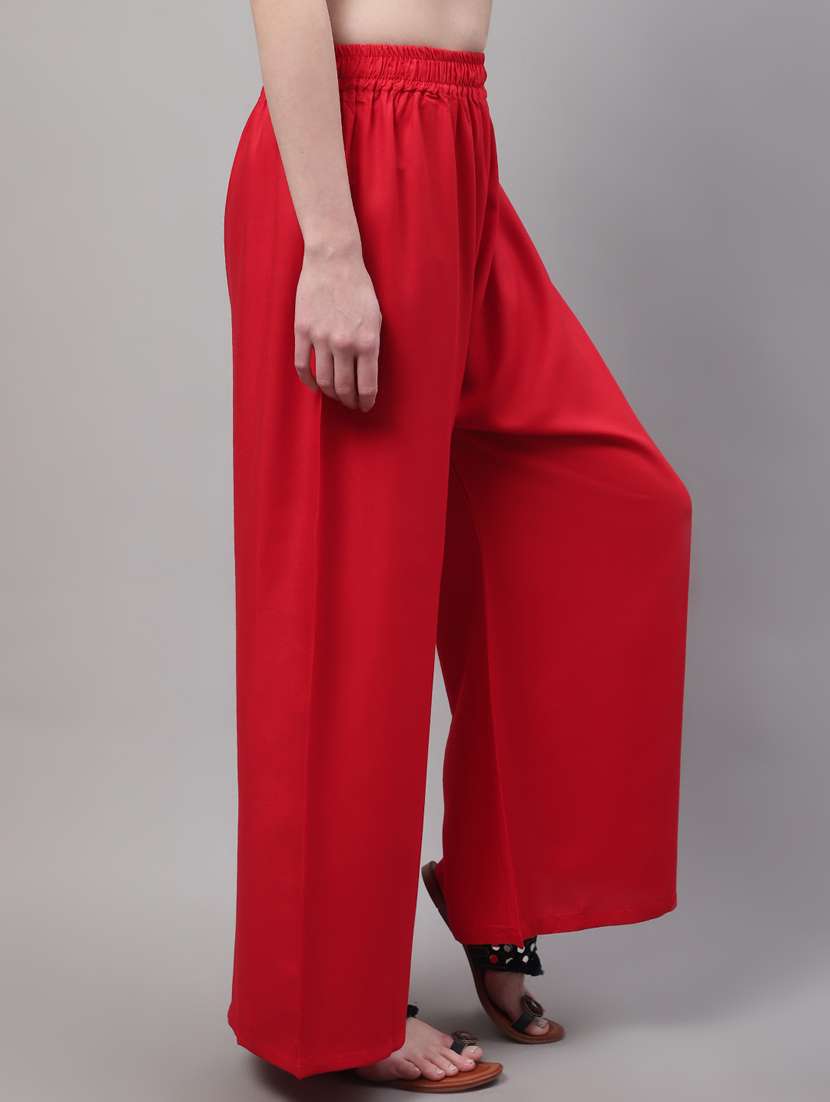 pack of 2 solid palazzos - 18566671 -  Standard Image - 5