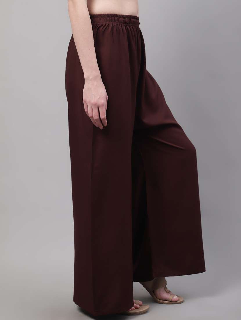 pack of 2 solid palazzos - 18566677 -  Standard Image - 5