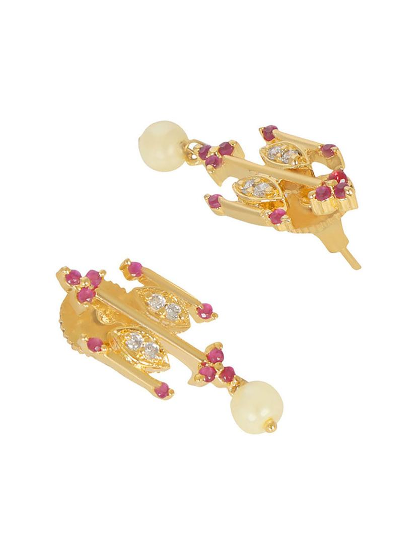 gold plated necklace set - 18566778 - Standard Image - 3