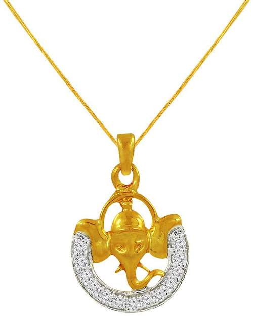 gold plated pendant - 18566813 -  Standard Image - 0