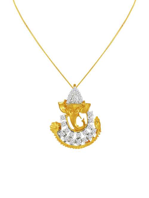 gold plated pendant - 18566818 -  Standard Image - 0