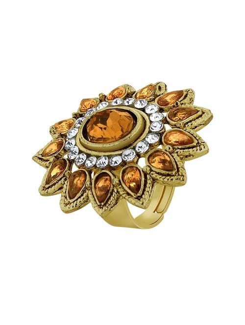 gold plated hand ring - 18566873 - Standard Image - 0