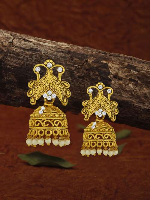 gold plated earring - 18567165 - Standard Image - 0