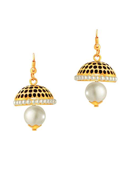 multi colored metal drop earring - 18567254 -  Standard Image - 0