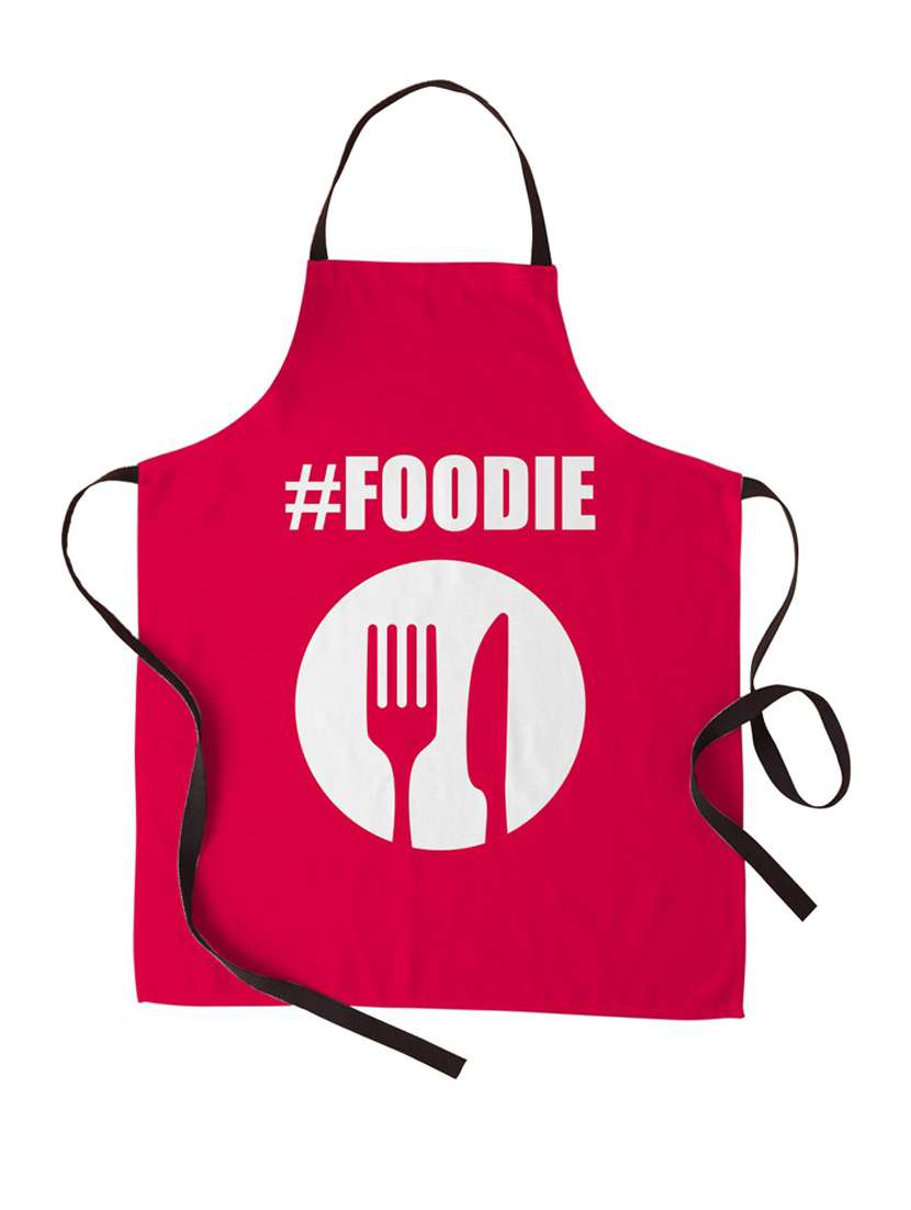 Buy online foodie Printed Canvas Cotton Kitchen Apron For Women/men