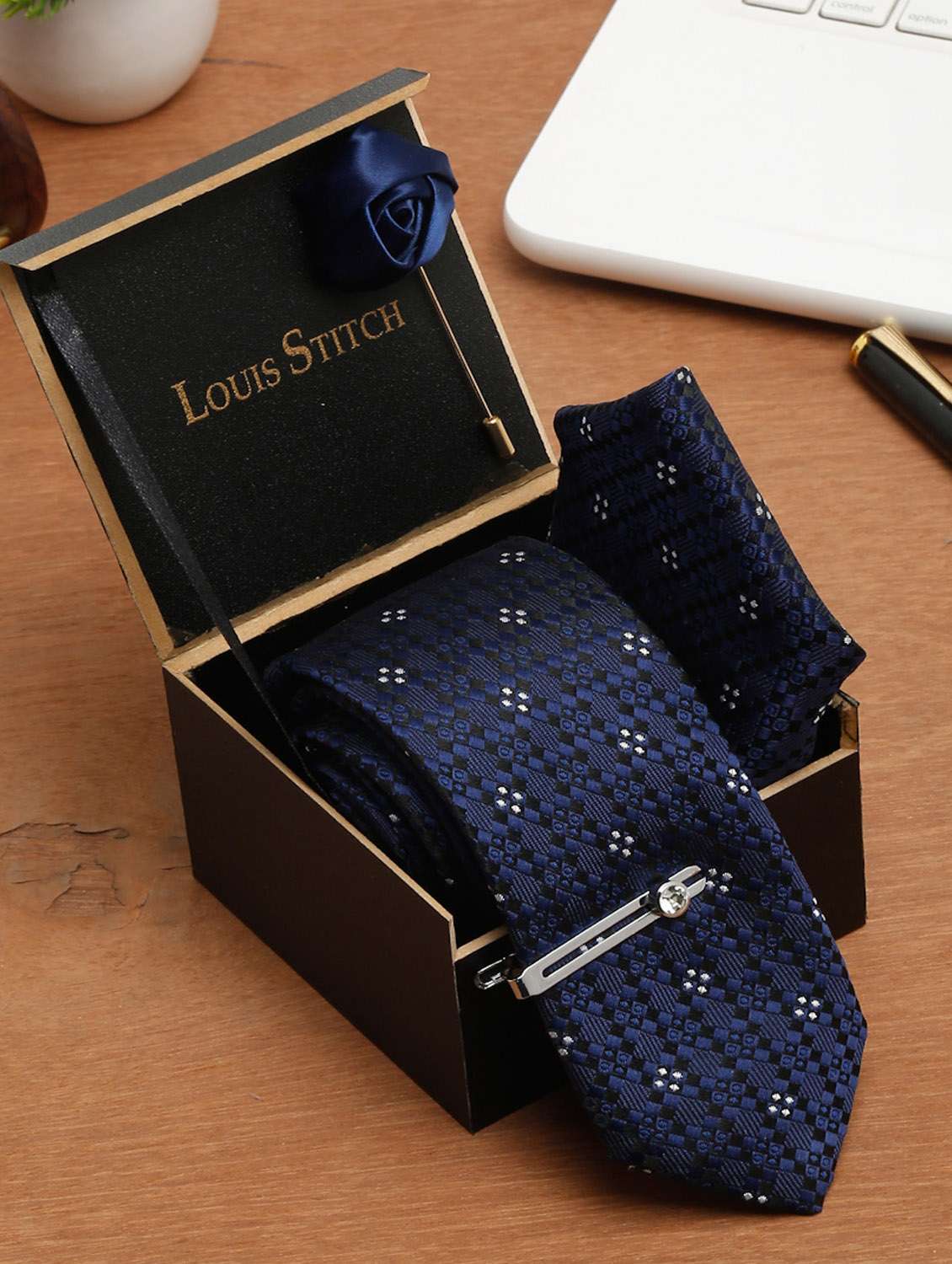 self design tie combo set 