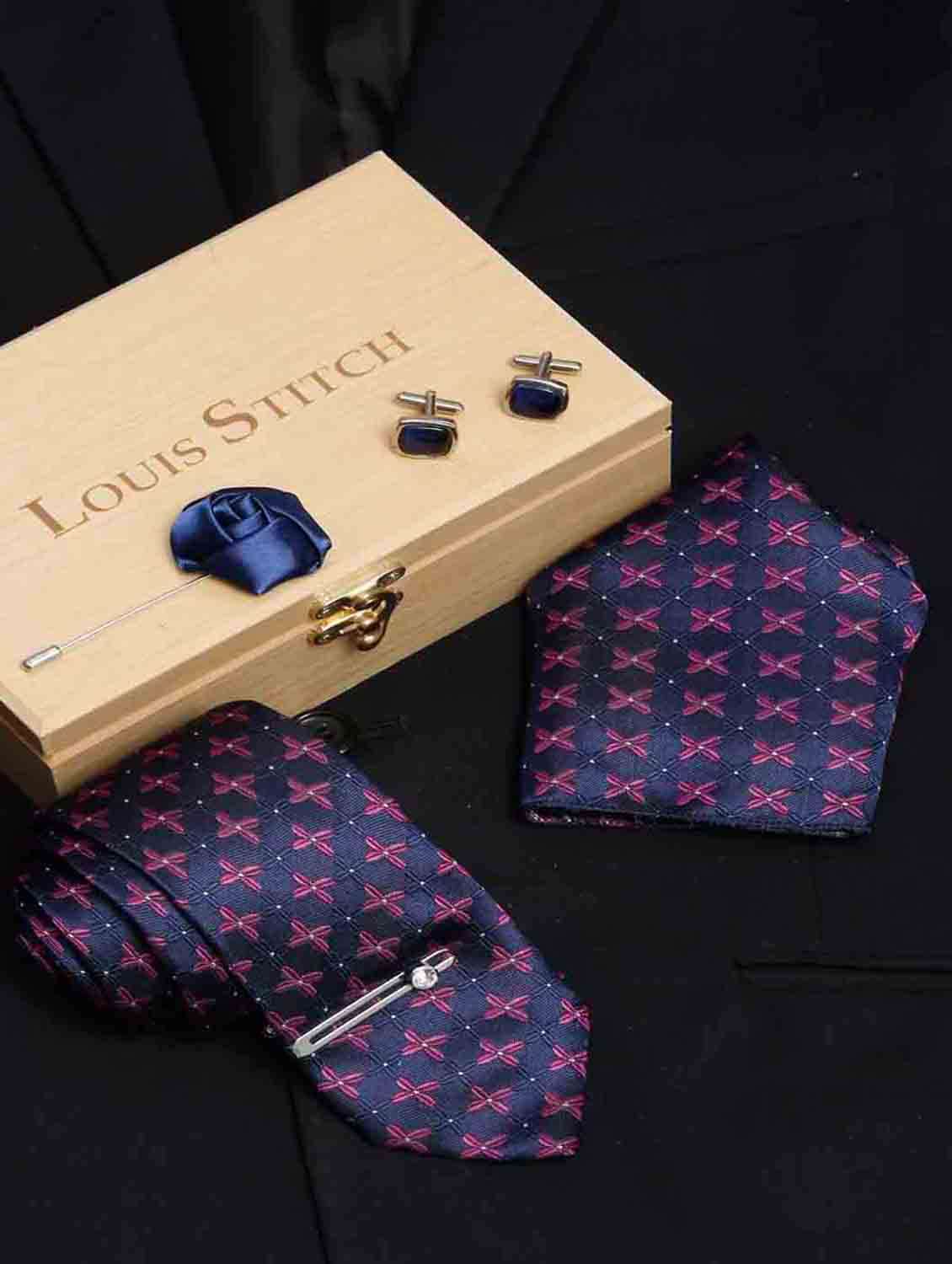 self design tie combo set 