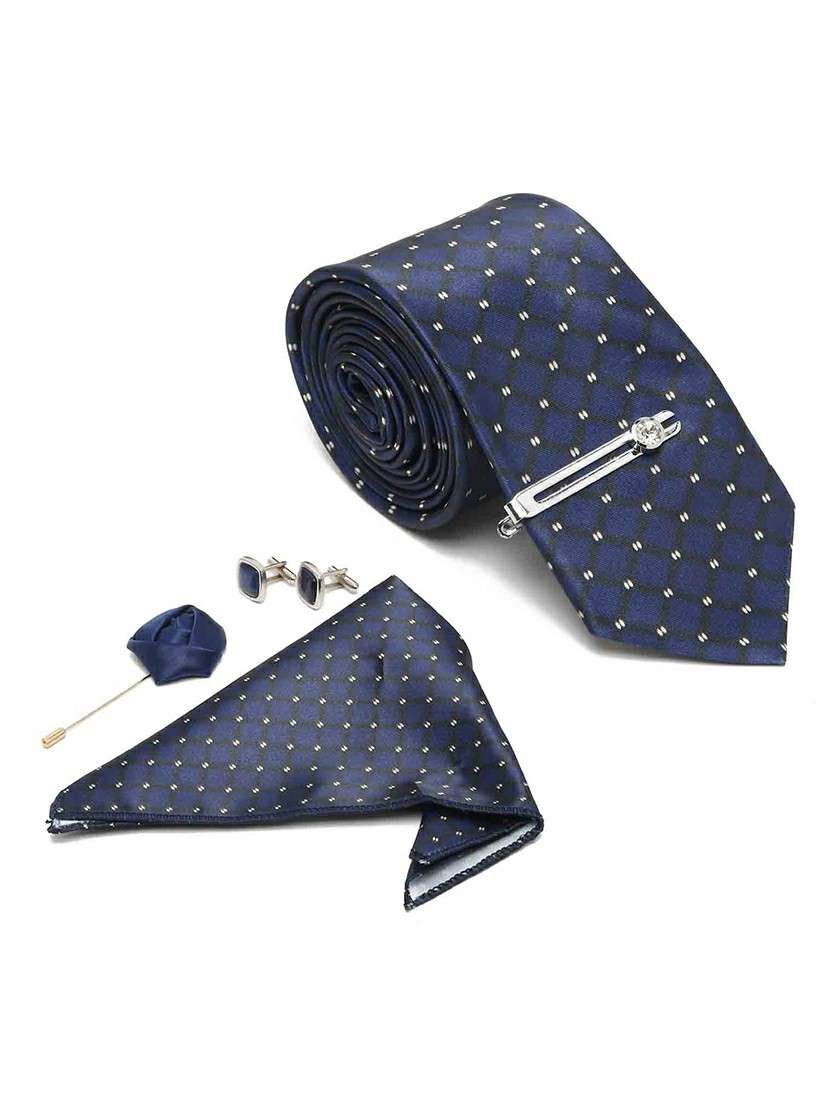 blue tie combo gift set