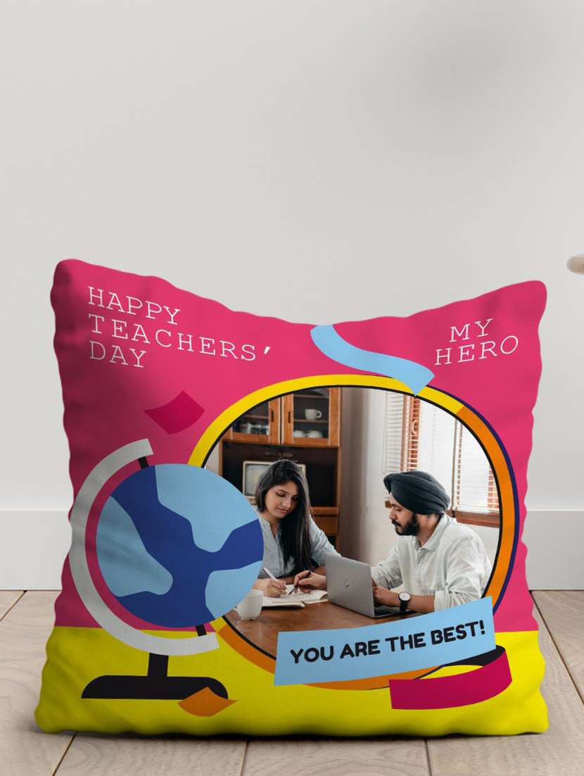 Crazy Corner Printed Cushion ( 12 X 12 Inches )