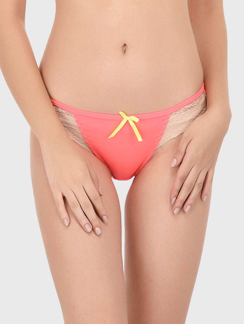 pink lace bikini panty