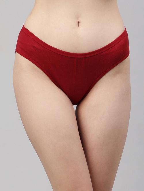 red solid bikini panty - 18569298 -  Standard Image - 0