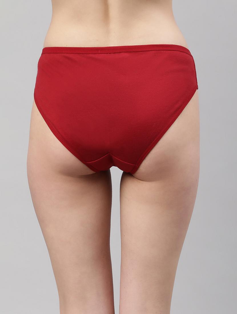 red solid bikini panty - 18569298 - Standard Image - 3
