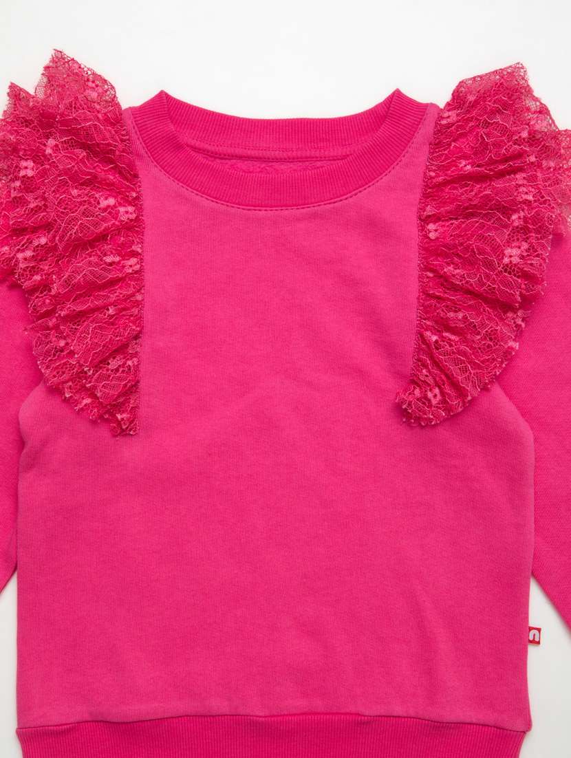 plain round neck sweatshirt - 18570425 -  Standard Image - 3