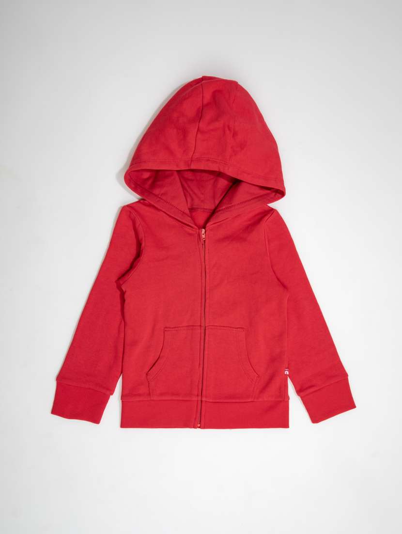 plain hood neck sweatshirt