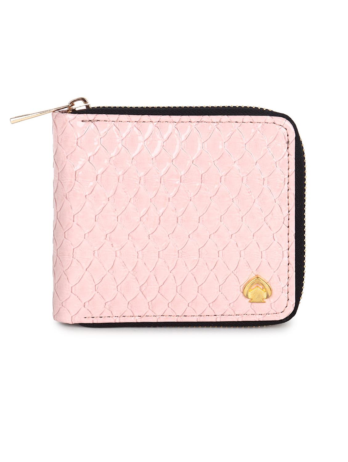pink textured wallet - 18570827 - Zoom Image - 0