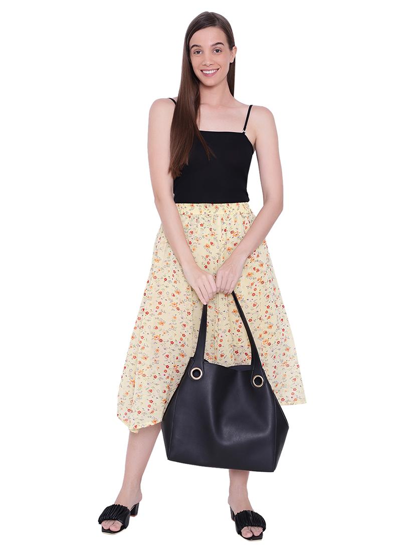 black solid tote bag combo - 18570843 - Standard Image - 3
